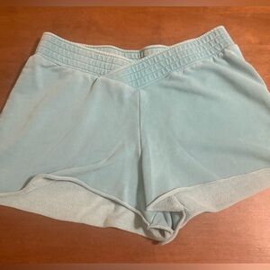 Urban Outfitters Sky Blue Textured Shorts